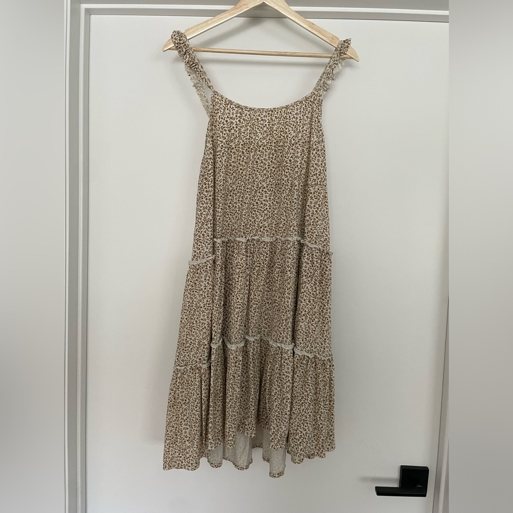 Rylee + Cru Cream Floral Mini Dress - Picture 2 of 7